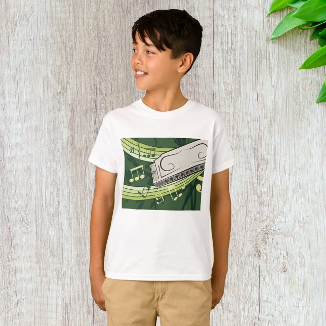 T-shirt Blues à l'harmonica et musique folklorique (Créateur téléchargé)