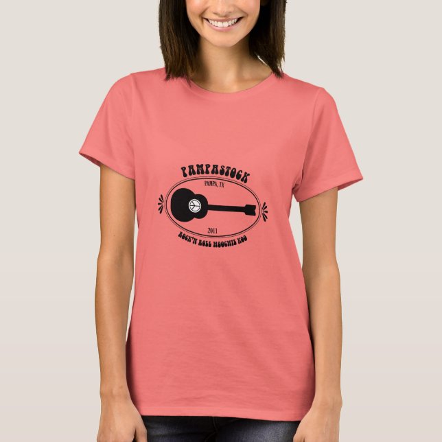 T-shirt Blues Bros Present Pampastock Ladies 70's T (Devant)