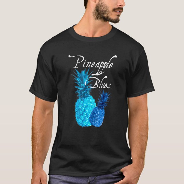 T-shirt Blues d'ananas (Devant)