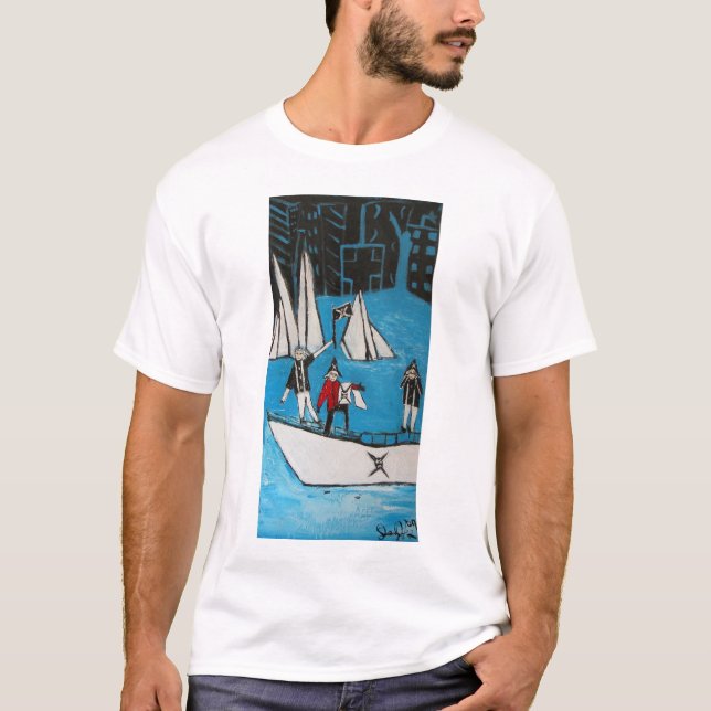 T-SHIRT BLUES DES PIRATES (Devant)