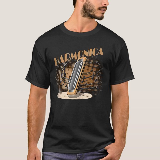 T-shirt Blues Harmonica mouth organ harmonicist Tank Top (Devant)
