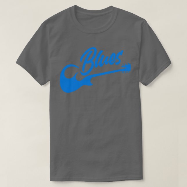 T-shirt Blues Music Guitare (Design devant)