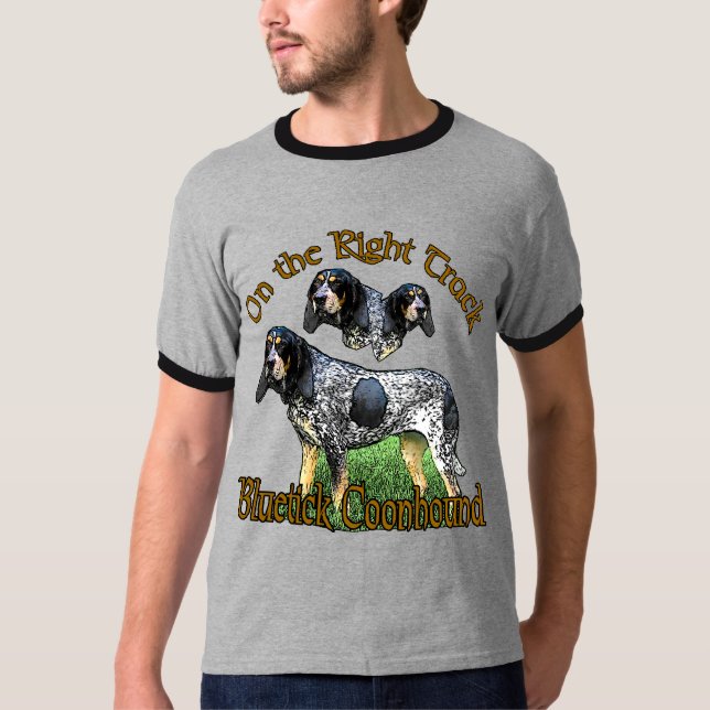 T-shirt Bluetick Coonhound Dons (Devant)