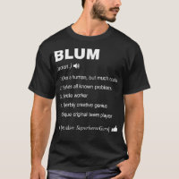 Blum Nom Définition Signifiant Famille Amusante