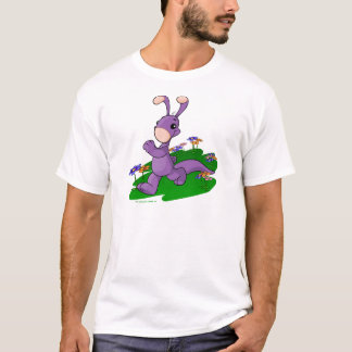 T-shirt Blumaroo pourpre marchant par l'île de Roo