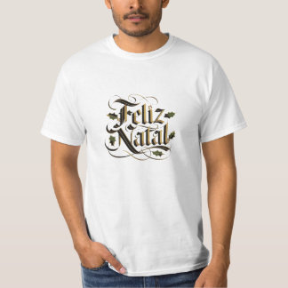 T-shirt Blusa masculina de Natal, camisa masculina natal