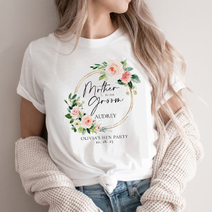 T-shirt Blush Floral Wreath Mère De La Salle
