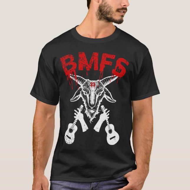T-shirt BMFS Metal Goat (Devant)