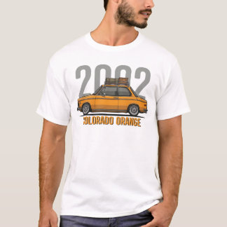 T-shirt BMW 2002 orange Colorado | BMW vintage