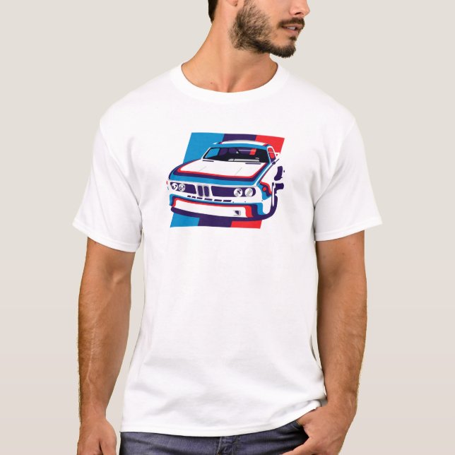 T-shirt BMW CSL Motorsport (Devant)