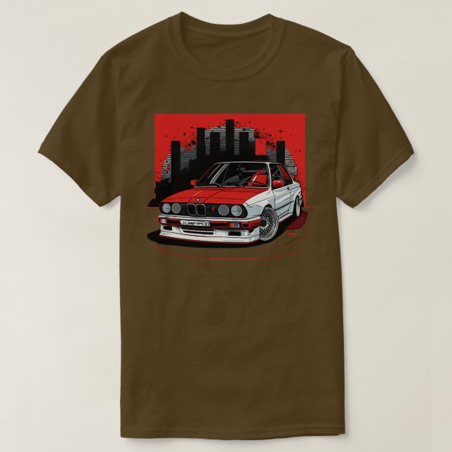 T-shirt BMW M3 e30 3 (Design devant)