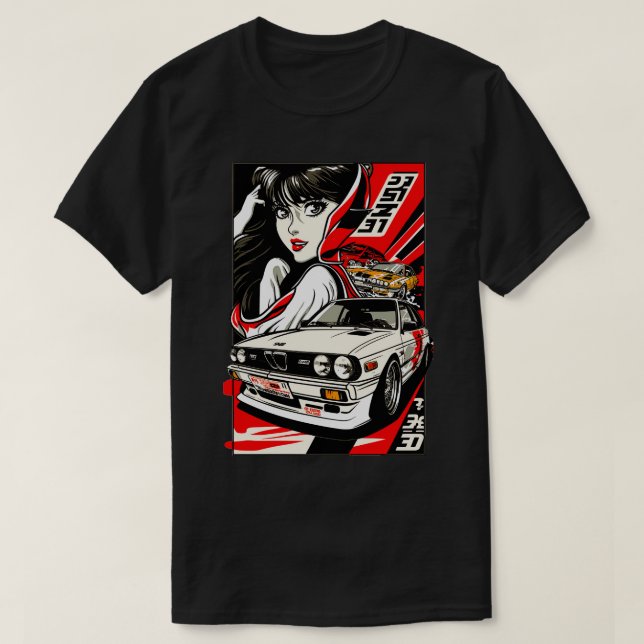 T-shirt BMW M3style années 80 (Design devant)