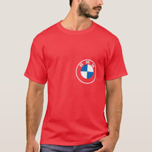 T-shirt BMW M8 Competition Tee-shirt voiture rouge audac