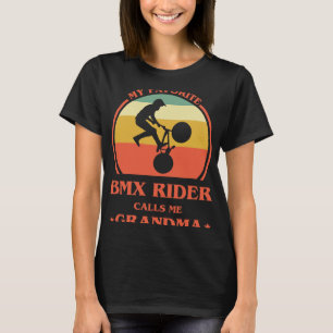 T-shirt BMX Bike Womens My Favori BMX Rider Me Appelle Gra