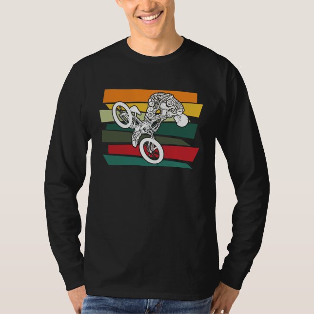 T-shirt BMX Cyborg Bicycle Motocross Retro Stunts BMX Bike (Devant)
