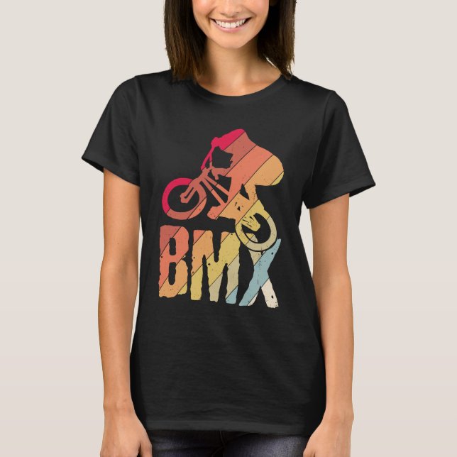 T-shirt BMX cycling bike  retro bike MTB BMX  4 (Devant)
