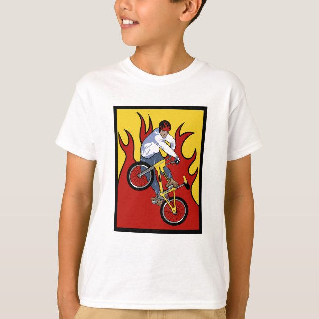 T-shirt BMX Flames (Devant)