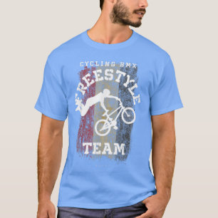 T-shirt BMX Freestyle Vélo Egypte Drapeau Vélo BMX
