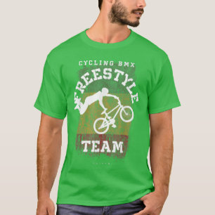 T-shirt BMX Freestyle Vélo Guinée Drapeau Vélo BMX