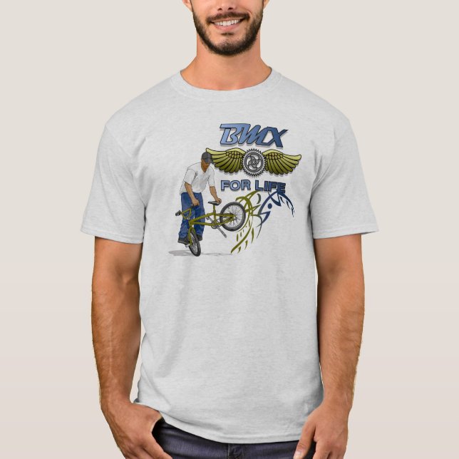T-shirt BMX pendant la vie (Devant)