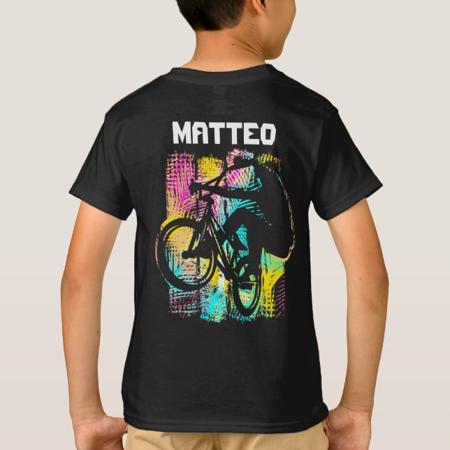 T-Shirt Bmx Personnalisé - Vélo Bmx Classique (Dos)