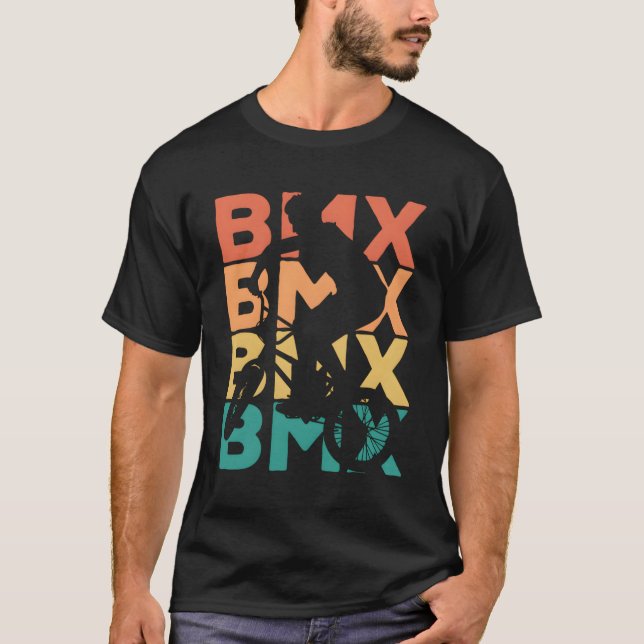 T-shirt Bmx Pour Les Voyageurs Bmx (Devant)