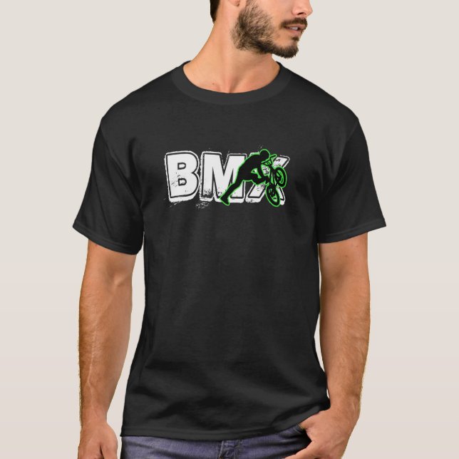 T-shirt BMX Racer BMX Dad BMX Heater BMX Freestyle (Devant)