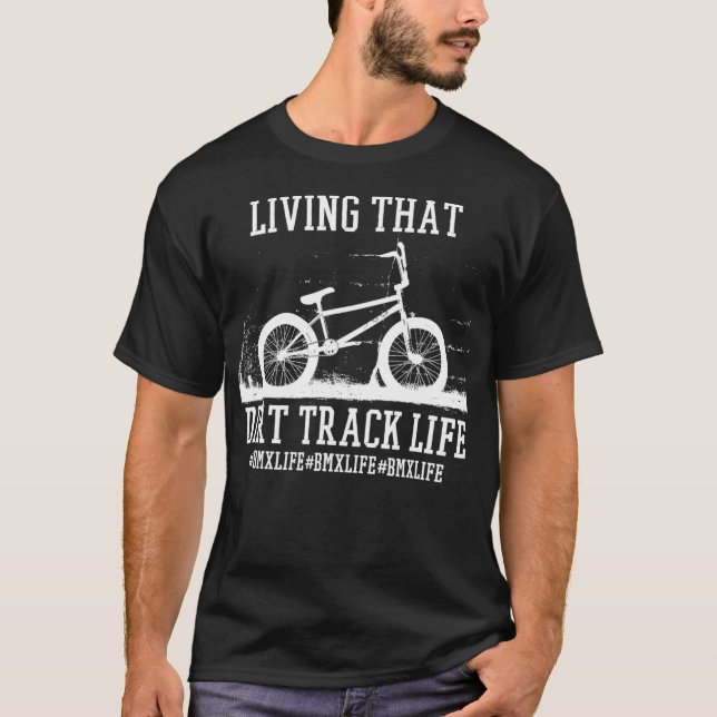 T-shirt BMX Racing équitation Pour Garçons Ou Filles Vélo  (Devant)