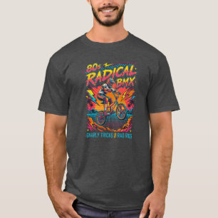 T-shirt BMX radical des années 80 