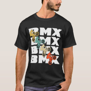 T-shirt BMX Retro Bicyclettes BMX Vélo Motocross