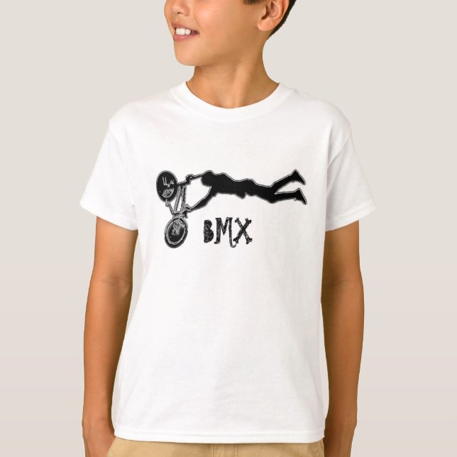 T-shirt Bmx Sports Vélo Équipe Jeu Papa Boy City Fun Desti (Devant)
