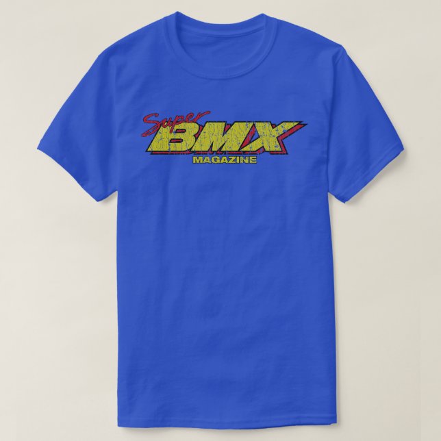 T-shirt Bmx Super BMX Magazine 1980 (Design devant)