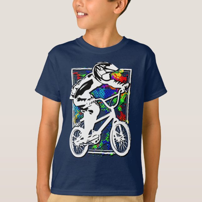 T-Shirt Bmx - Vélo Bmx - Chemise Bmx (Devant)