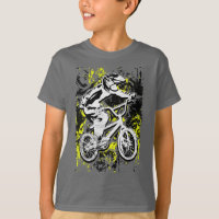T-Shirt Bmx - Vélo Bmx - Chemise Bmx Vintage