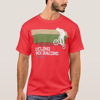 T-shirt BMX Vélo Bulgarie Drapeau Vélo Course BMX