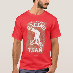 T-shirt BMX Vélo Chypre Drapeau Vélo Course cycliste BMX 2