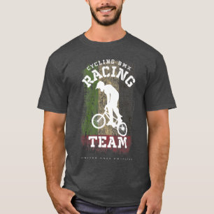 T-shirt BMX Vélo Émirats Arabes Unis Drapeau Vélo vélo