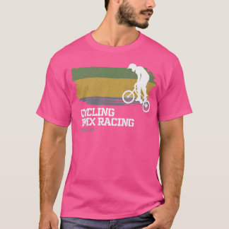 T-shirt BMX Vélo Gabon Drapeau Vélo Vélo Course BMX 307