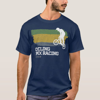 T-shirt BMX Vélo Gabon Drapeau Vélo Vélo Course BMX 307