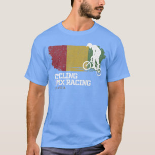T-shirt BMX Vélo Guinée Drapeau Vélo Vélo Course BMX