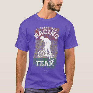 T-shirt BMX Vélo Italie Drapeau Vélo Vélo Course BMX