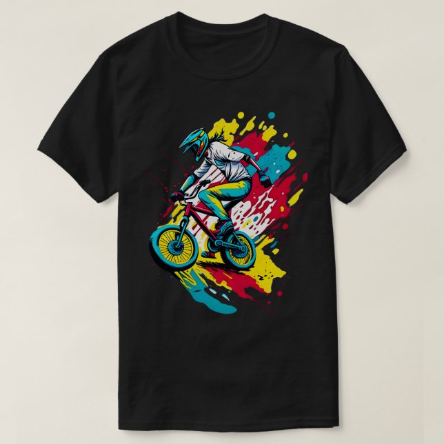 T-SHIRT BMX VÉLO LOVER 3 (Design devant)