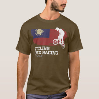 T-shirt BMX Vélo Taïwan Drapeau Vélo Course à vélo BMX 361