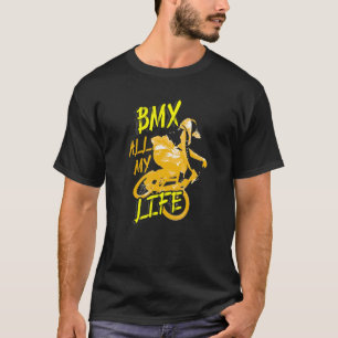 T-shirt Bmx Vélo Vie Course à vélo