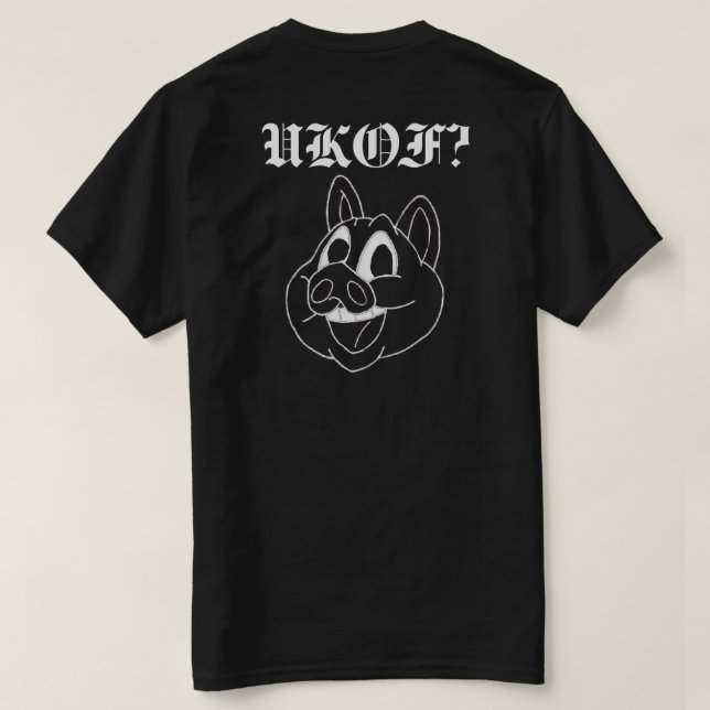 T-shirt bnw de l'ukof t (Design dos)
