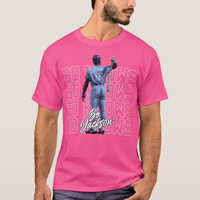 T-shirt Bo Jackson 16 Baseballs (Devant)