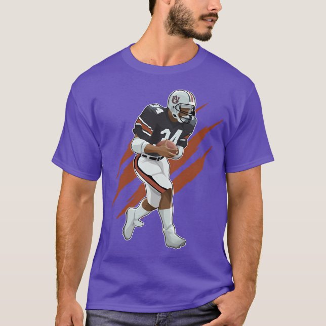 T-shirt Bo Jackson Running Bold #34 Claw (Devant)