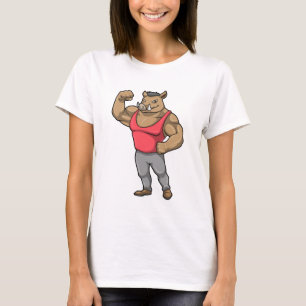 T-shirt Boar Bodybuilder Muscles Bodybuilding