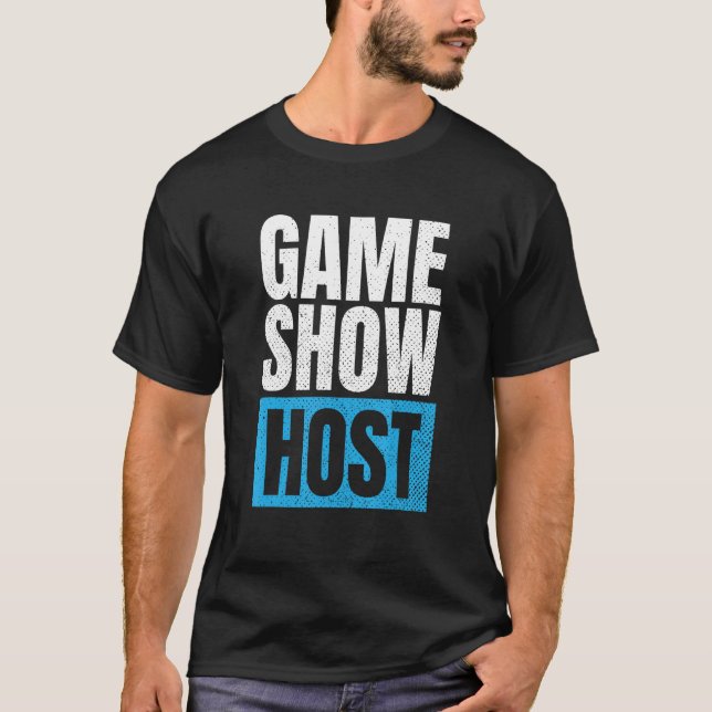 T-shirt Board Game  Trivia Game Night  Game Show Host 1 (Devant)