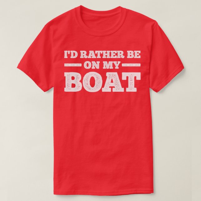 T-shirt Boat Boating (Design devant)
